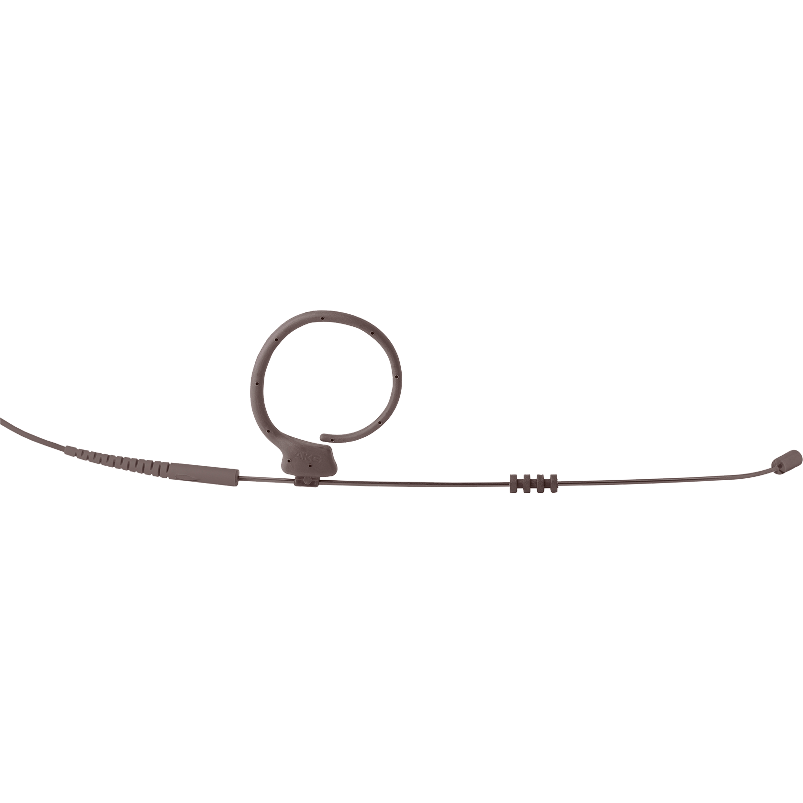 EC82 MD - Cocoa - Reference lightweight omnidirectional ear-hook microphone - Hero